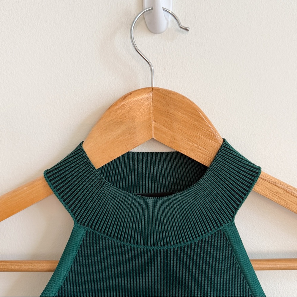 IVY PARK x ADIDAS • Knit Logo Dress in Dark Green - Picture 5 of 13